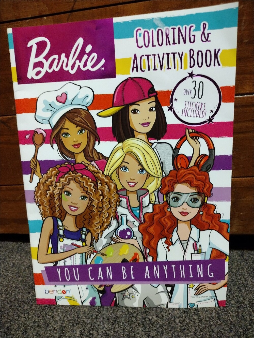 Barbie Coloring & Activity Book - Pink, Purple, White